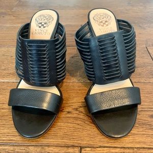 Vince Camuto Sandal w/ Chunky Wooden Heel